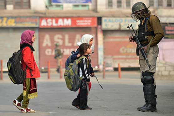 children in Kashmir – Indian forces