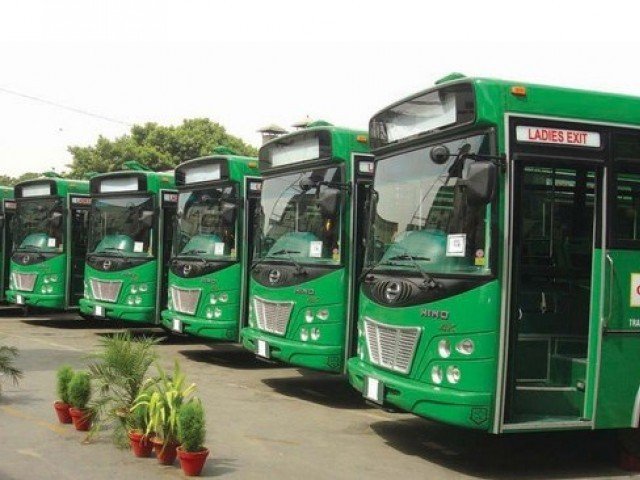 green line bus