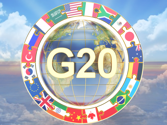 G20 countries flags