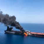 Irani oil tanker targeted with a drone in Syria