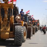 Egypt sent machinery for reconstruction to Palestine