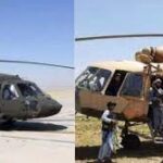 US helicopters with Taliban