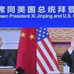 Virtual meeting between President Xi Jinping China and President Joe Biden USA