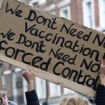 protests against forced covid vaccination