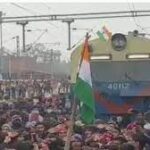 INDIA PROTAST ON RAIL
