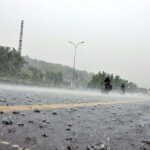 ملک کے مختلف شہروں میں بارش کا سلسلہ جاری