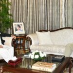 COAS General Qamar Javed Bajwa called on President Dr. Arif Alvi at Aiwan e Sadr – Islamabad – 14 Feb 2022
