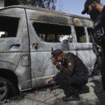 karachi university – van blast – investigation