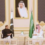 وزیر اعظم شہبازشریف اور ولی عہد شہزادہ محمد بن سلمان میں ملاقات