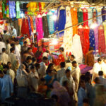 market – bazar at night