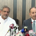 shahid khaqan abbasi and musaddiq malik press conference – 03 Jun 2022