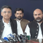 Asad Umar Press Conference – Tarin Audio leak defending