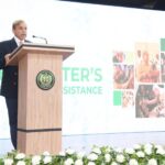 PM Shehbaz Sharif addressing the Districbution of Cash Transfer launch ceremony for the flood victims in Islamabad on 19 Aug 2022