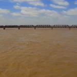 Kotri Barrage – high level of water