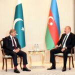 PM Shehbaz Sharif meets President of Azerbaijan H.E Ilham Aliyev on the sidelines of SCO-CHS summit in Samarqand Uzbekistan – 16 Sep 2022 — 1