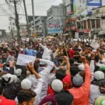 Muslims protest against desecration of Holy Quran in Uttar Pradesh