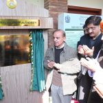 PM Muhammad Shehbaz Sharif unveils the plaque of Groundbreaking of Sukkur-Hyderabad Motorway on 13 Dec 2022