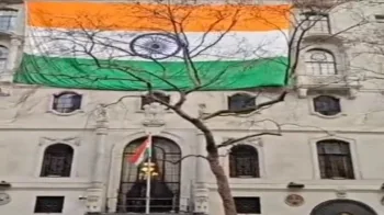 لندن میں ہائی کمیشن سے پرچم اتارنے پر نئی دہلی میں برطانوی سفارت کار طلب