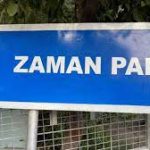 Zaman Park – Lahore – Name Board