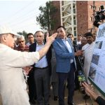 وزیر اعظم شہباز شریف کا زیر تعمیر لاہور برج اور سی بی ڈی انڈر پاس کا دورہ، منصوبے کا جائزہ لیا