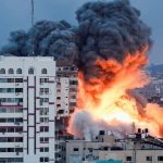اسرائیلی فوج کی نصیرات کیمپ پر بمباری، 5 فلسطینی اورایک مسجد شہید، درجنوں افراد زخمی