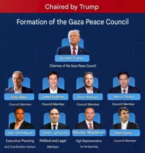 غزہ امن کونسل… امریکی صدر کو فیصلوں میں کلیدی  اختیار  حاصل ہوگا