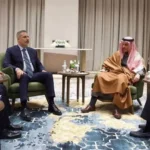 مشرقِ وسطیٰ کی صورتحال پر اسلام آباد میں بڑی بیٹھک منعقد Turkish-Saudi-Egyptian-and-Pakistani-FMs