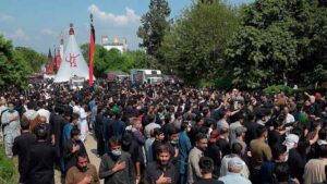 نویں محرم کے جلوس = سیکیورٹی کے سخت انتظامات