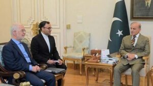 امریکا ایران کشیدگی ) فریقین تحمل کا مظاہرہ کریں . وزیراعظم شہباز شریف