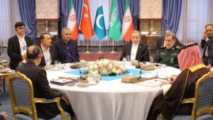 تہران اجلاس:علاقائی امن کیلئے مذاکرات جاری رکھنے پر اتفاق